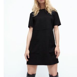 Zara faux suede dress